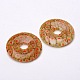 Donut / pi disco millefiori colgantes de vidrio LK-N001-10-2