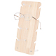 NBEADS 4-Tier Wood Glasses Display Stand ODIS-WH0002-17A-1