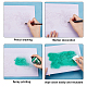 CHGCRAFT 2Sheets 2 Styles Plastic Drawing Painting Stencils Templates DIY-CA0001-86-4
