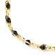 Messing handgefertigte Perlenkette Armbänder & Halsketten Schmuck-Sets SJEW-JS01139-9