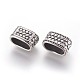 304 Stainless Steel Slide Charms/Slider Beads STAS-P237-28AS-1