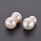 Perlas de perlas naturales keshi PEAR-N020-O01-3