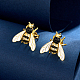 Boucles d'oreilles en argent sterling forme 925 abeille KS3450-1