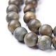 Chapelets de perles en bois de santal naturelles WOOD-F008-02-A-3