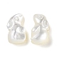Perles de coquillage blanc naturel BSHE-H016-02-1
