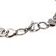 201 браслет из нержавеющей стали Mariner Link BJEW-B078-59GP-3