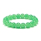 10MM Imitation Jade Glass Round Beads Stretch Bracelet for Women BJEW-JB07422-6