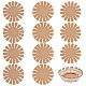 PandaHall 12pcs 19 Inch Round Paper Weaving Basket Knitting Crafts Decoration Basket Making Forms for Handicraft Arts and Crafts Projects Christmas Easter Basket Activities DIY-WH0302-19-1