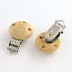 Legno clip del supporto della tettarella del bambino con fibbia di ferro WOOD-R241-39-1