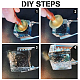 Tête de tampon en laiton 1pc olycraft DIY-OC0008-42E-6