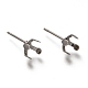 Accessoires des clous d'oreilles en 304 acier inoxydable STAS-H130-18C-P-1