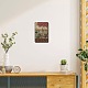ビンテージ金属鉄ブリキ看板ポスター  バーの壁の装飾  レストラン  カフェパブ  縦長の長方形  女性の模様  300x200x0.5mm AJEW-WH0157-655-5