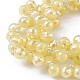 Chapelets de perles en verre imitation jade EGLA-F152-A03-3