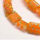 Rectangle Millefiori Glass Beads Strands LK-P024-04-3
