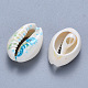 Perlas de concha de cowrie impresas X-SSHEL-T013-01A-2