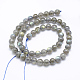 Chapelets de perles en labradorite naturelle  G-P336-19-7mm-2