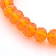 Glass Rondelle Beads Stretch Bracelets BJEW-F073-04-2