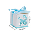Carrozzella vuota bb carrozza auto scatola di caramelle regali festa di nozze con nastri CON-BC0004-97D-4
