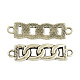 Tibetan Style Alloy Chain Links X-TIBE-3664-AS-FF-1