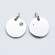 316 Surgical Stainless Steel Pendants STAS-K178-06P-2