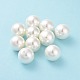 Perla de concha perlas medio perforadas BSHE-G016-12mm-09-5