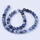 Natural Sodalite Beads Strands X-G-Q462-8mm-07-2