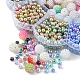 2490 Uds. 15 cuentas de perlas de imitación acrílicas y plástico abs arcoíris de estilo OACR-FS0001-25-3
