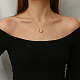 Halskette mit Sonnenanhänger aus Edelstahl und Kabelketten LV0006-1-3