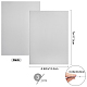 GORGECRAFT 3Pcs Aluminum Practice Sheets Thin Aluminium Panel Covered Plate with Protective Film for DIY Jewellery Making Hand Stamping Embossing Etching 17.5x12.5x0.08cm(Light Grey) TOOL-GF0003-09C-2
