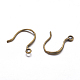 Brass Earring Hooks KK-P8066-AB-NF-2