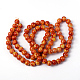 Spray Painted Glass Round Beads Strands X-DGLA-R004-10mm-6-3