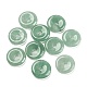 Pendenti con fibbia di sicurezza in porcellana verde avventurina naturale G-B052-03-1