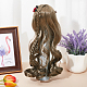Pp plastica capelli ricci lunghi ondulati parrucca bambola DIY-WH0304-260-6