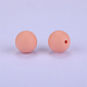 Round Silicone Focal Beads SI-JX0046A-84-2