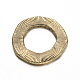 Ring Tibetan Style Alloy Linking Rings TIBE-ZN-13096-AG-RS-2