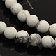 Rondes perles howlite brins G-N0120-02-6mm-1