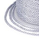 Poliéster cordón de milán para hacer artesanías de joyería diy OCOR-F011-D01-3