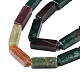 Natural Indian Agate Bead Strands G-R299-17-3
