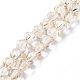 Chapelets de perles en verre transparente   GLAA-F114-02B-11-1
