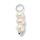 6pcs 2 estilos colgantes de perlas de agua dulce cultivadas naturales PALLOY-JF02265-01-2