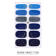Nagellackaufkleber mit Farbverlauf in voller Verpackung MRMJ-R086-WSZ-100-1