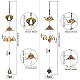 Fingerinspire Alloy Wind Chimes HJEW-FG0001-01-RS-3