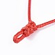 Fabrication de collier de corde de polyester ciré coréen réglable AJEW-JB00493-04-2