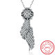 925 Sterling Silver Pendant Necklaces NJEW-BB18236-8
