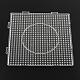 Square ABC Plastic Pegboards used for 5x5mm DIY Fuse Beads DIY-Q009-02-2