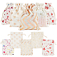 Pandahall elite 20pcs 5 estilo navidad tema tela de algodón bolsa de tela ABAG-PH0001-06-1