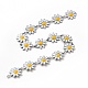 304 cadenas de eslabones de acero inoxidable de flores CHS-C004-04B-P-3