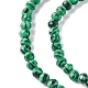 Chapelets de perles en malachite synthétique G-F747-G01-01-4