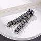Titanium Steel Skull Link Chain Bracelet for Men WG89926-01-3