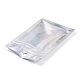 長方形ジップロックプラスチックレーザーバッグ  再封可能なバッグ  透明  10x7cm  穴：6mm  片側の厚さ：2.3ミル（0.06mm） OPP-YWC0001-7X10-3